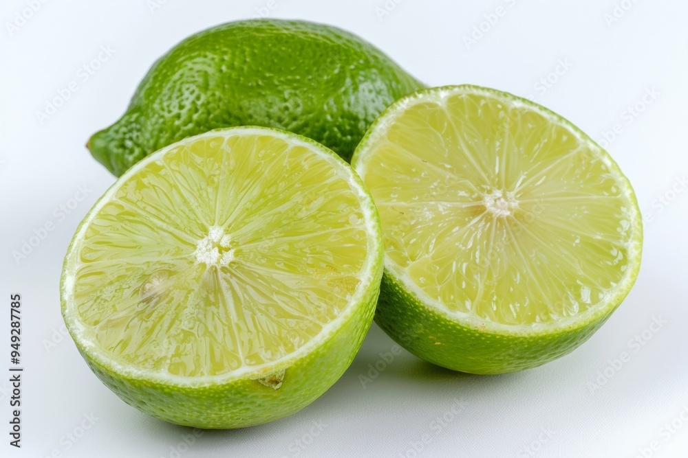 Product photo of lemon slice with white background Product photo of lemon slice with white background
