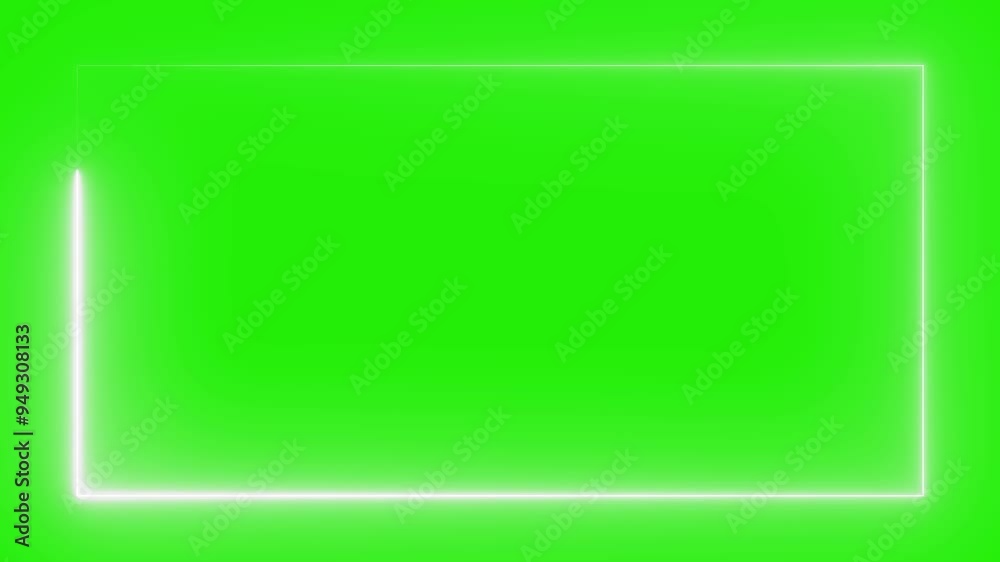 Neon abstract rectangle shape line animation. abstract glowing neon rectangle frame animation green screen.
Abstract glowing square neon line rectangle frame beautiful motion.