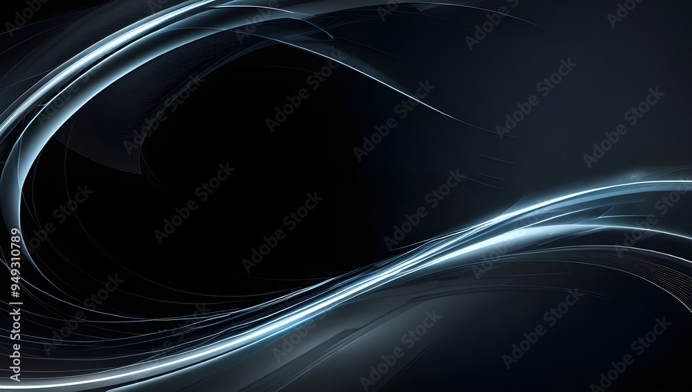 Obraz premium Abstract lines of lights, room for text