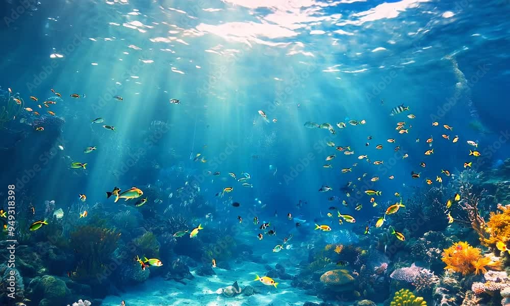 Vibrant Underwater Paradise Vibrant Underwater Paradise