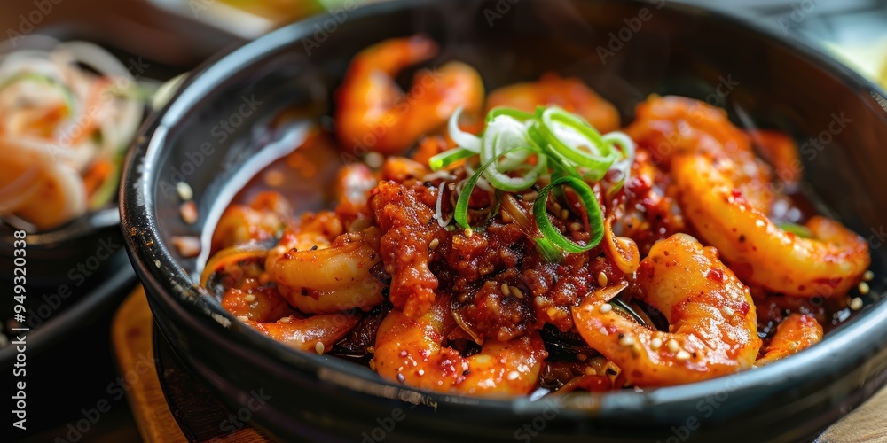 Spicy Braised Seafood Dish Featuring Octopus Spicy Braised Seafood Dish Featuring Octopus