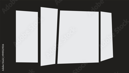 separate photo frame templates, separate photo frames editing materials