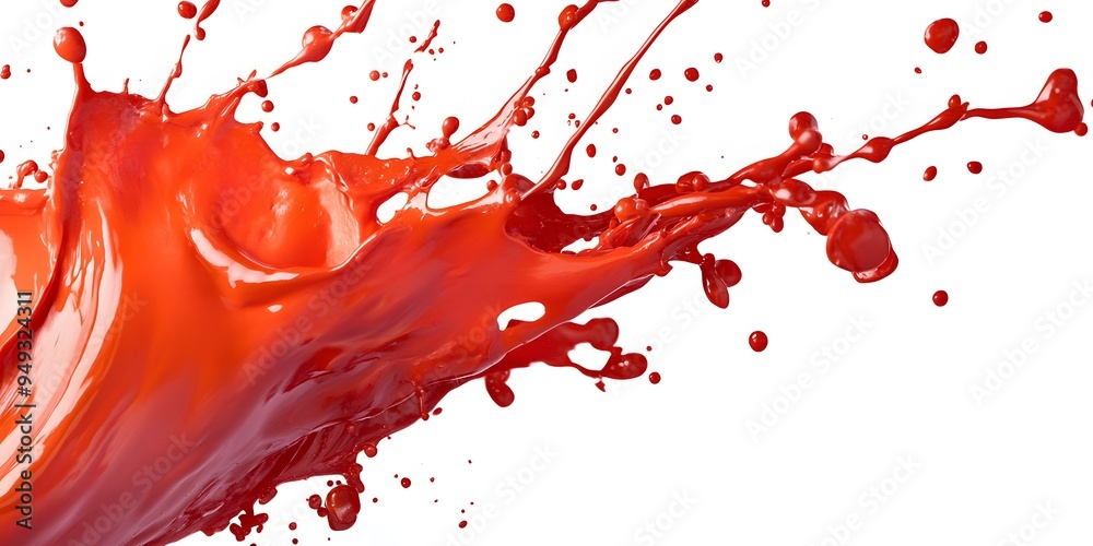 Red Paint Splashes on White Background, Abstract Image, Texture, Pattern, Wallpaper, Cover and Screen of Smartphone, PC, Laptop, 9:16 and 16:9 Format Red Paint Splashes on White Background, Abstract Image, Texture, Pattern, Wallpaper, Cover and Screen of Smartphone, PC, Laptop, 9:16 and 16:9 Format