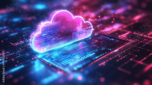 33. Developer deploying a website via a cloud platform, modern web hosting process, seamless integration.