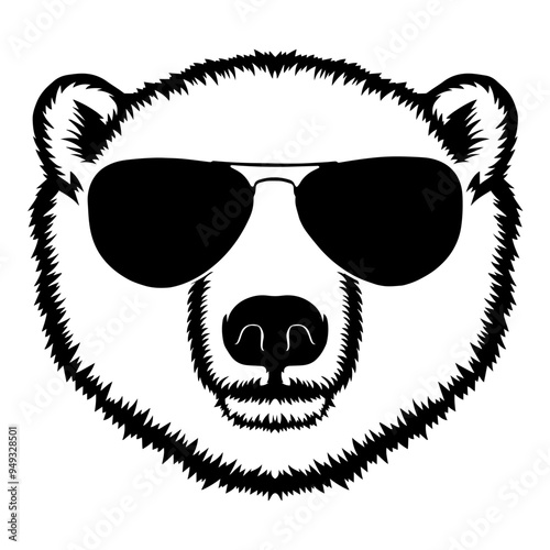 Polar Bear In Sunglasses