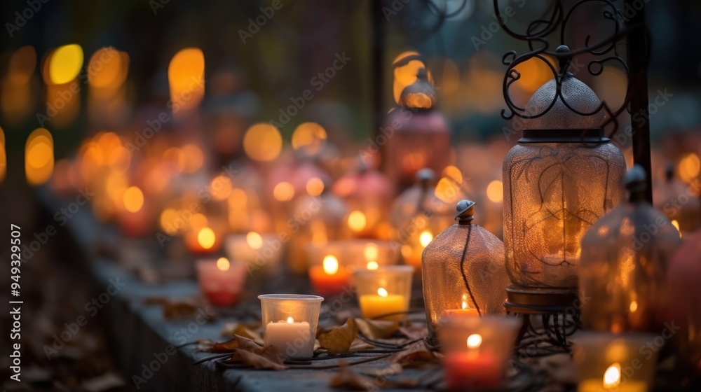 Candles and Lanterns at Twilight Candles and Lanterns at Twilight