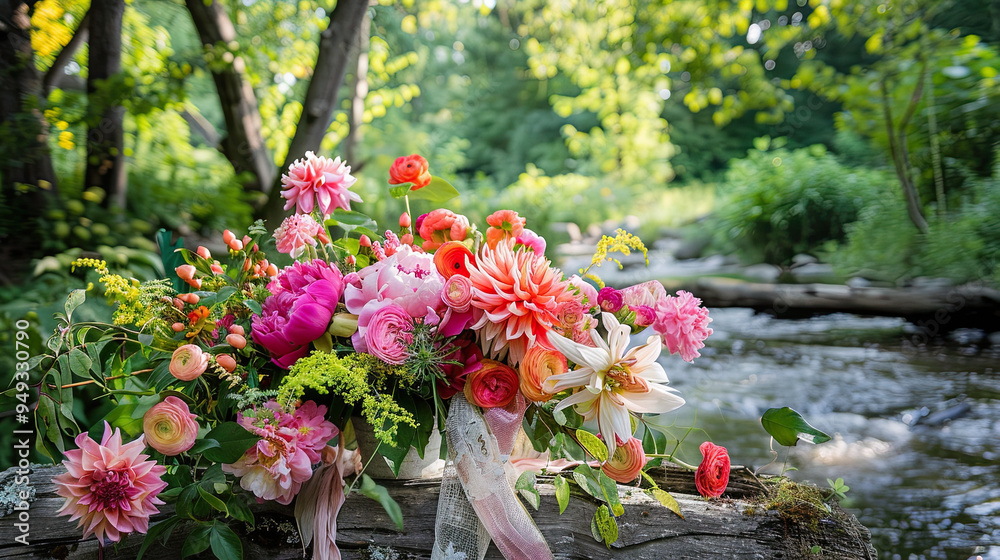 Garden Magic: Whimsical Floral Arrangement Garden Magic: Whimsical Floral Arrangement