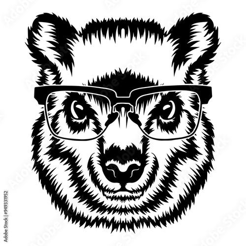 Rock Hyrax In Glasses