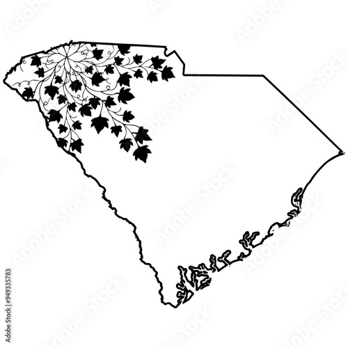 South Carolina Leaf Pattern