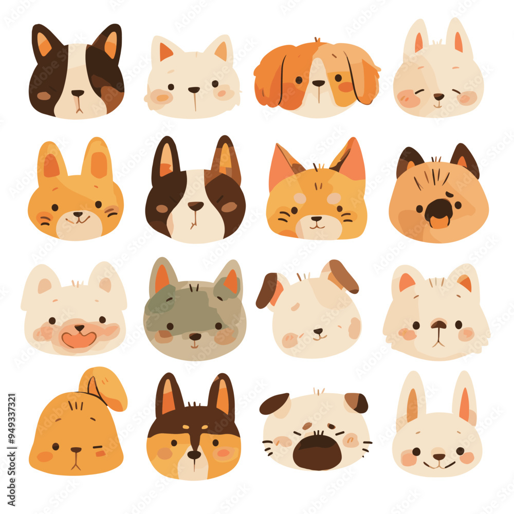 set of funny animals set of funny animals