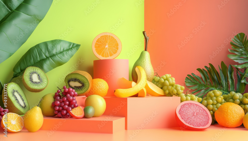 Colorful Fruit Still Life. Colorful Fruit Still Life.