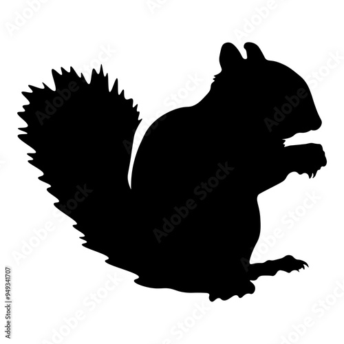 Squirrel Silhouette