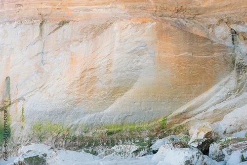 texture of the costal rock