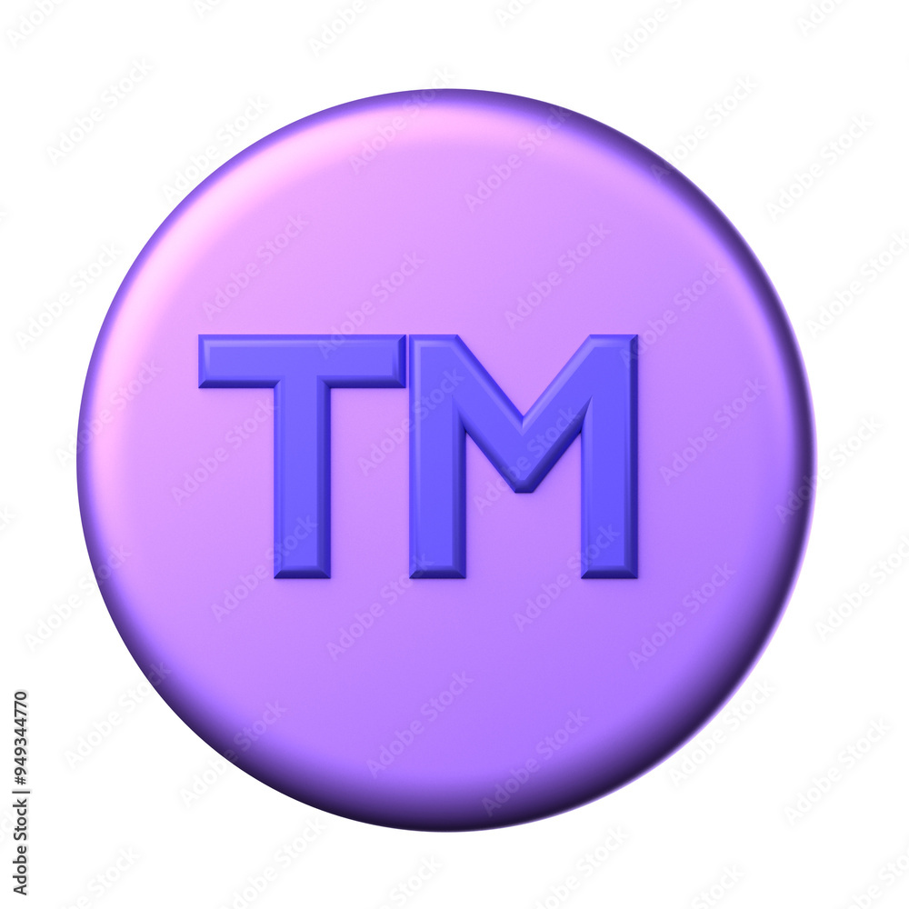 Trademark icon isolated on the white background Trademark icon isolated on the white background