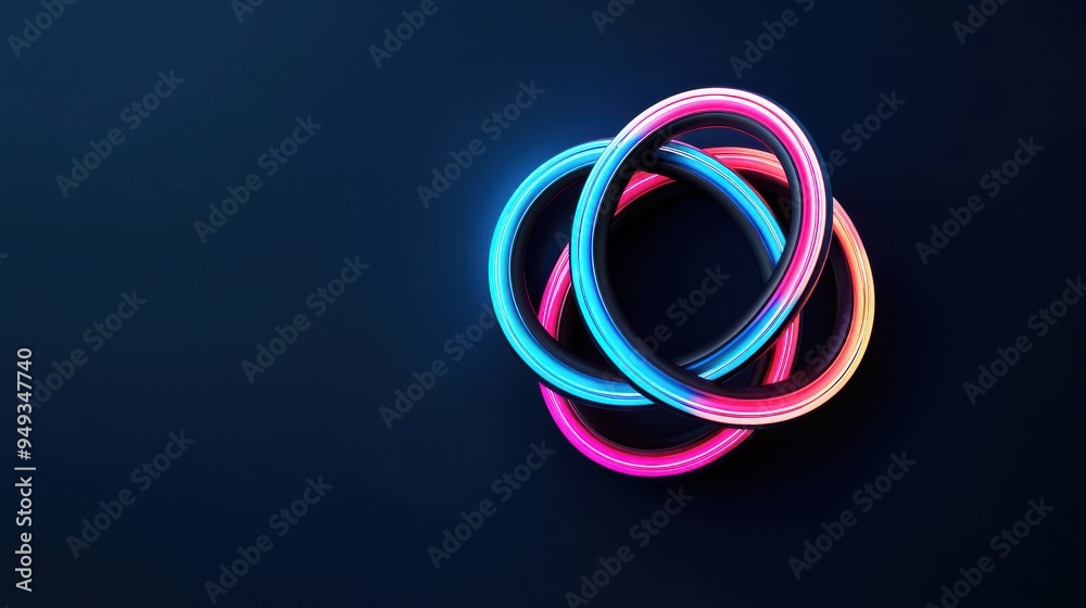 A vibrant arrangement of colorful rings on a dark background, ideal for modern design themes and abstract artwork. A vibrant arrangement of colorful rings on a dark background, ideal for modern design themes and abstract artwork.