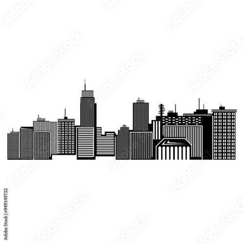 Wallpaper Mural USA - Omaha Skyline Torontodigital.ca