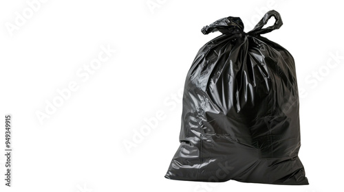 Wallpaper Mural Black trash bag isolated on white background  Torontodigital.ca