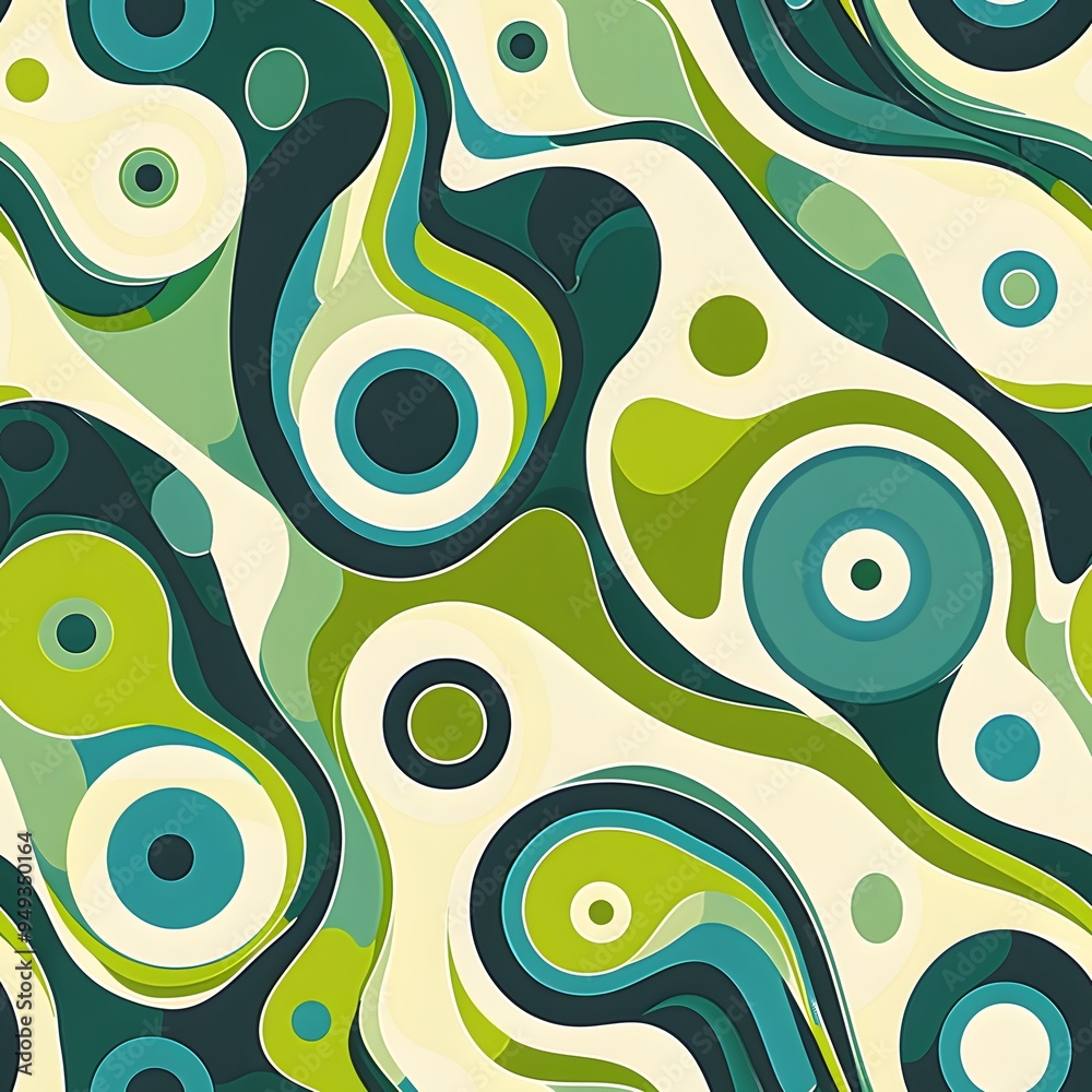 Fototapeta premium retro seamless pattern