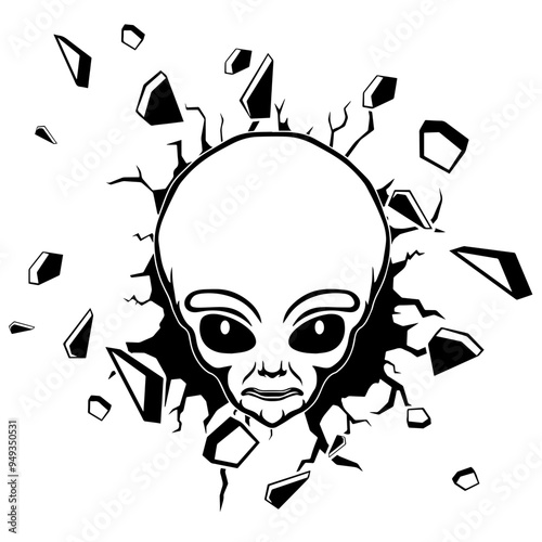 Wall Smashing  Alien