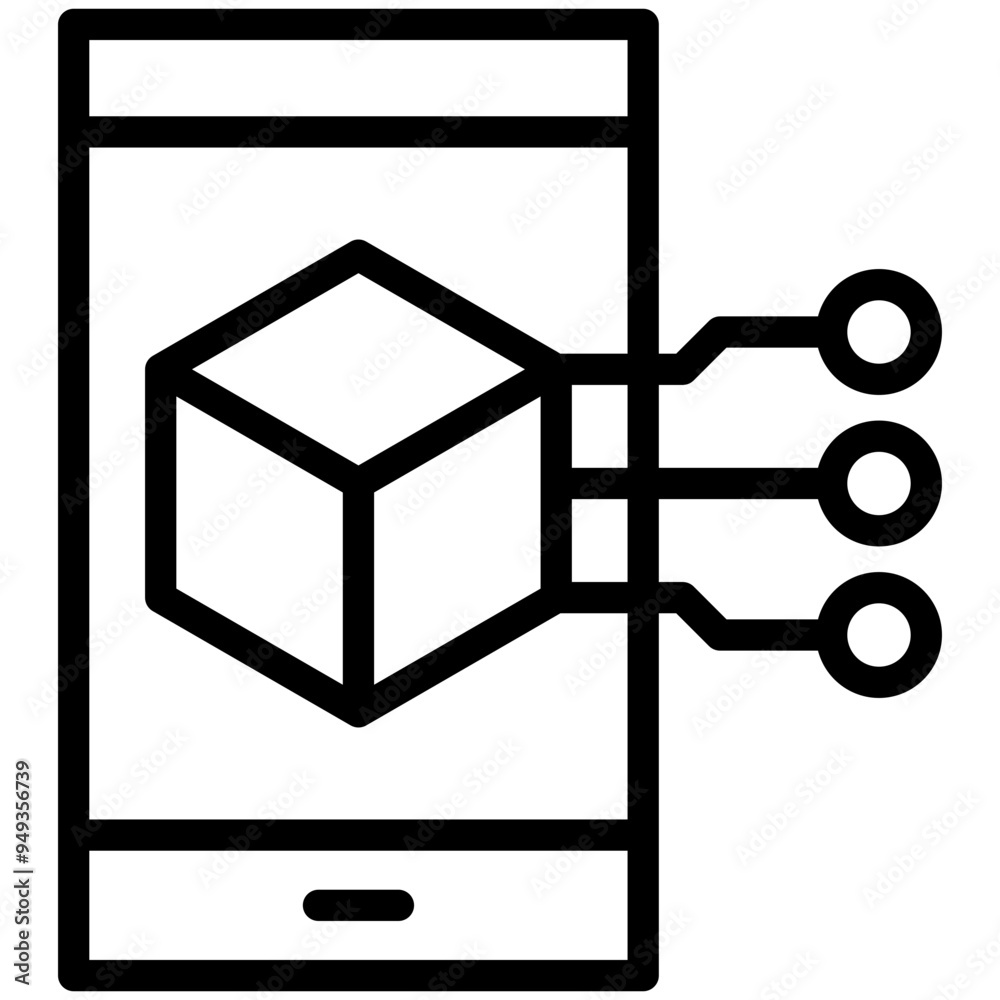 Blockchain App Icon Blockchain App Icon