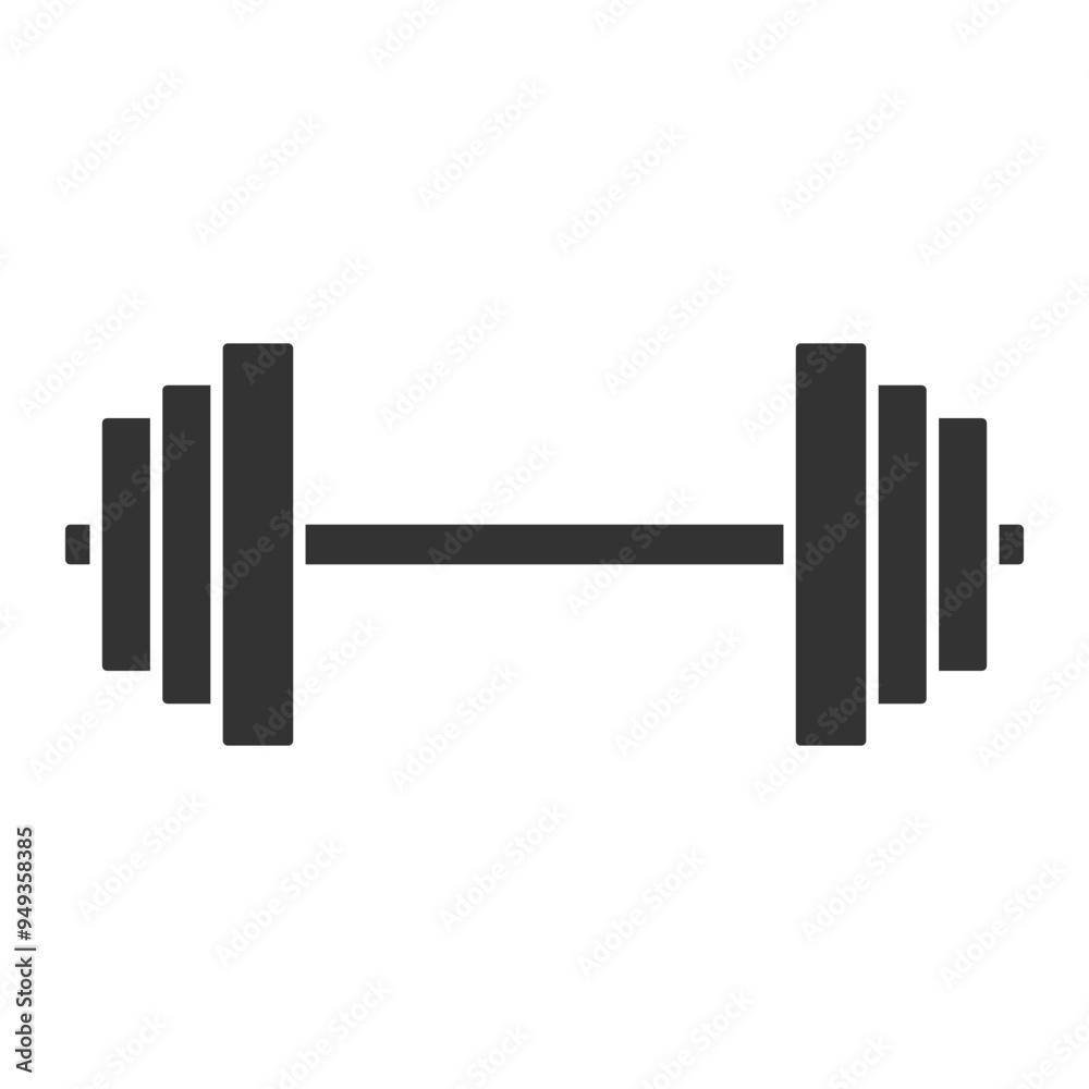 Weightlifting Sport Icon Filled Style Weightlifting Sport Icon Filled Style