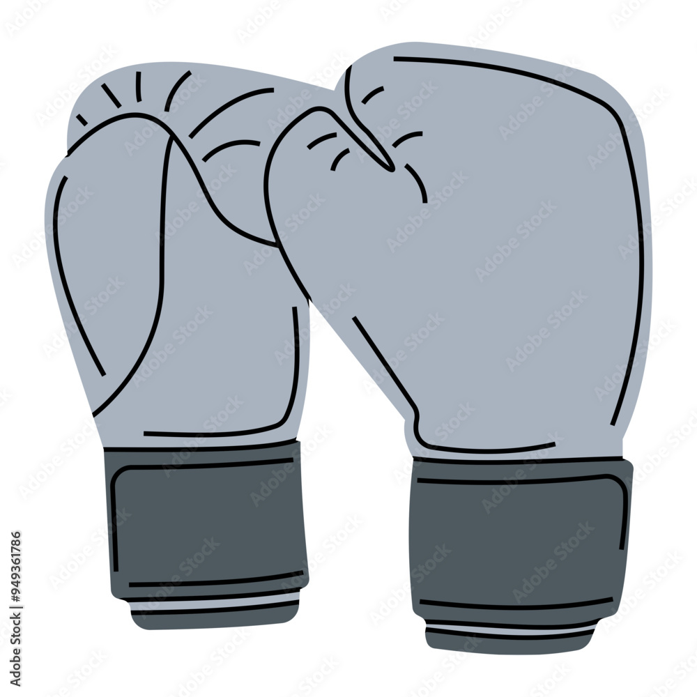 Boxing Gloves Icon suitable for completing designs related to Sport equipment Boxing Gloves Icon suitable for completing designs related to Sport equipment
