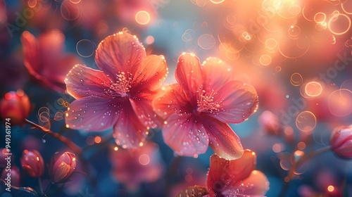 a close up of flowers. 