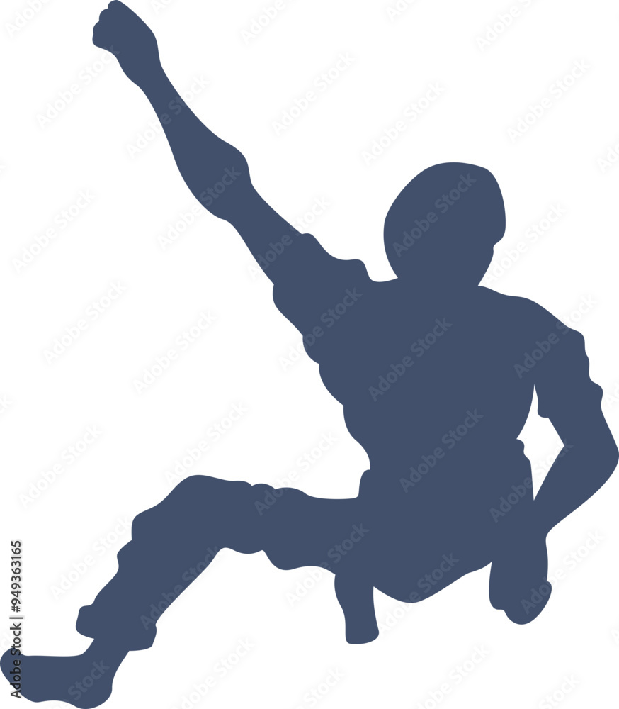 Extreme Sport Climbing Silhouette Extreme Sport Climbing Silhouette