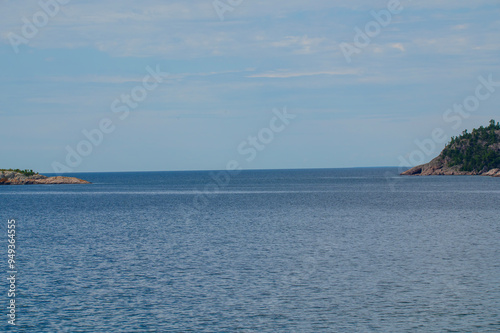 A view of Agawa Bay, in Ontario, Canada. photo