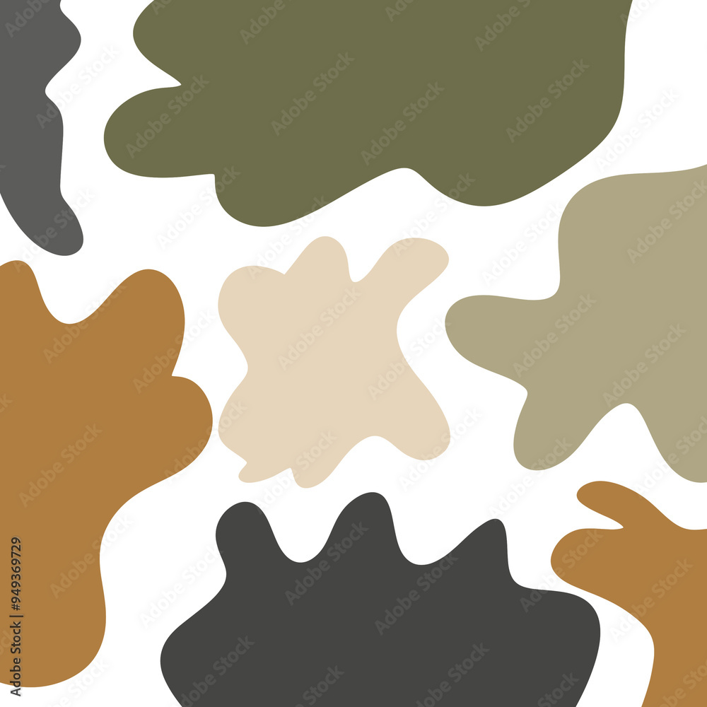 Earthy Tones Abstract Shapes Background Earthy Tones Abstract Shapes Background