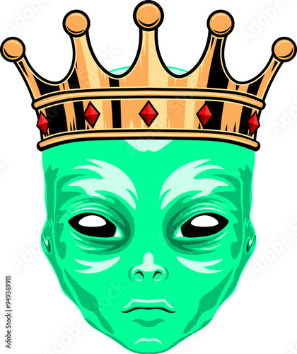 Alien Face Crown