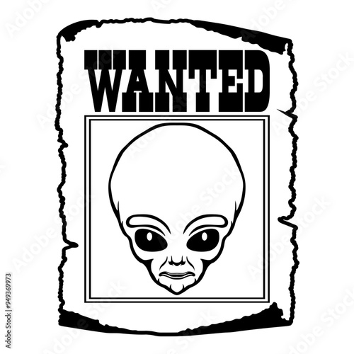 Alien Wanted Poster