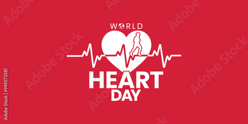 World Health Day background banner poster social media web cover design creative concept unique idea. Heart and stethoscope design for Health Day. Global health care concept. My Health My Right