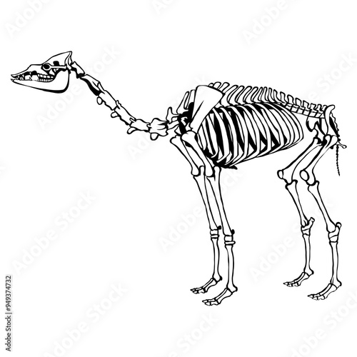Camel skeleton
