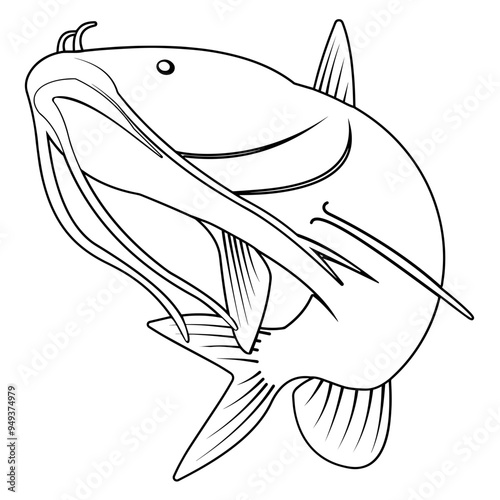 Catfish Outline