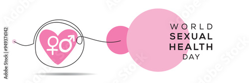 World sexual health day, Vector illustration.