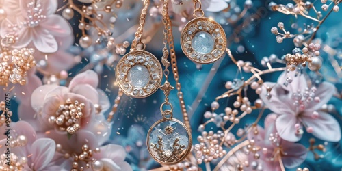 Jewelry symbolizing the equilibrium of the zodiac sign