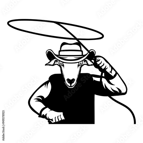 Cowboy Goat