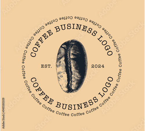 Coffee business logo vectorized 