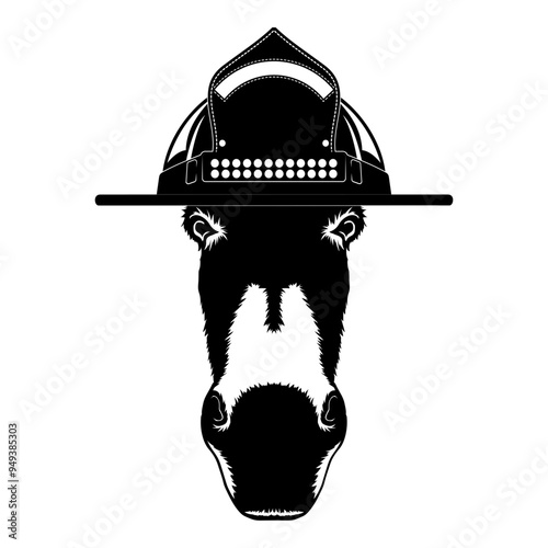 Firefighter Donkey