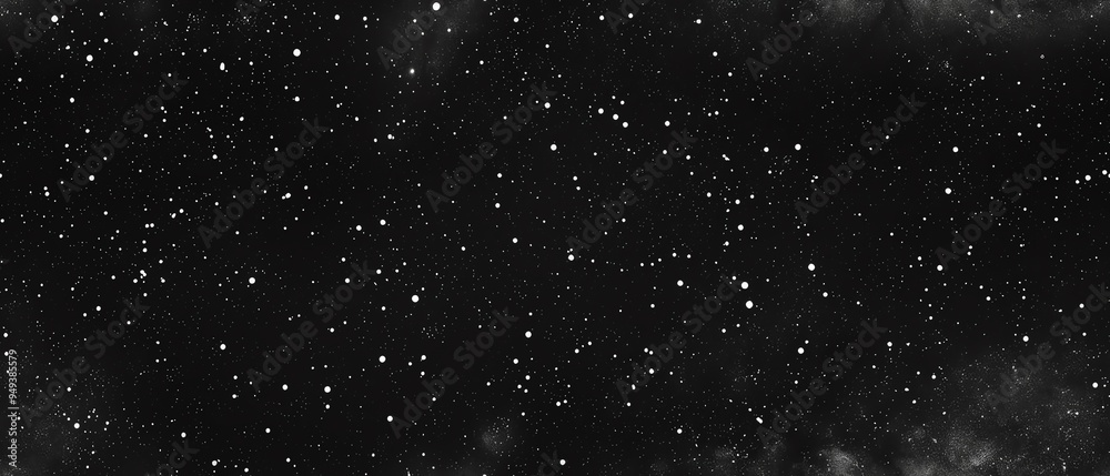 Fototapeta premium A striking background in midnight black with a starry night effect