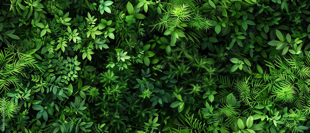 A vibrant background in various shades of green, resembling a lush forest A vibrant background in various shades of green, resembling a lush forest