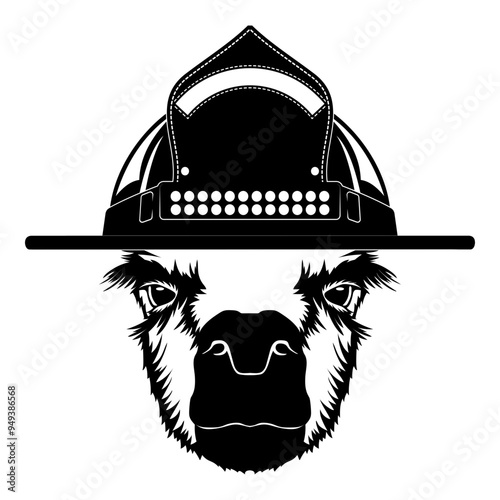 Firefighter llama