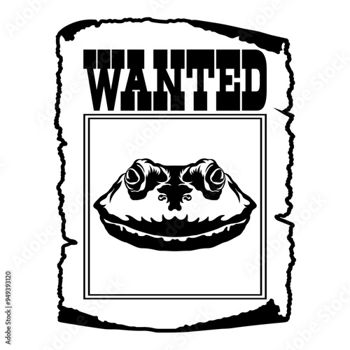 Frog Wanted Poster