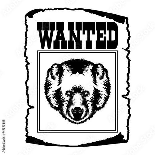 Grizzly Bear Wanted Poster