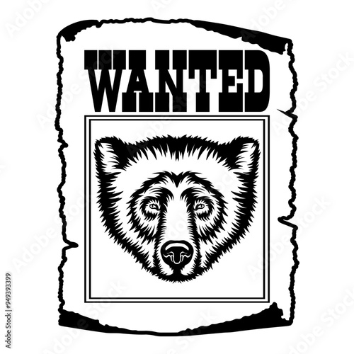 Grizzly Bear Wanted Poster