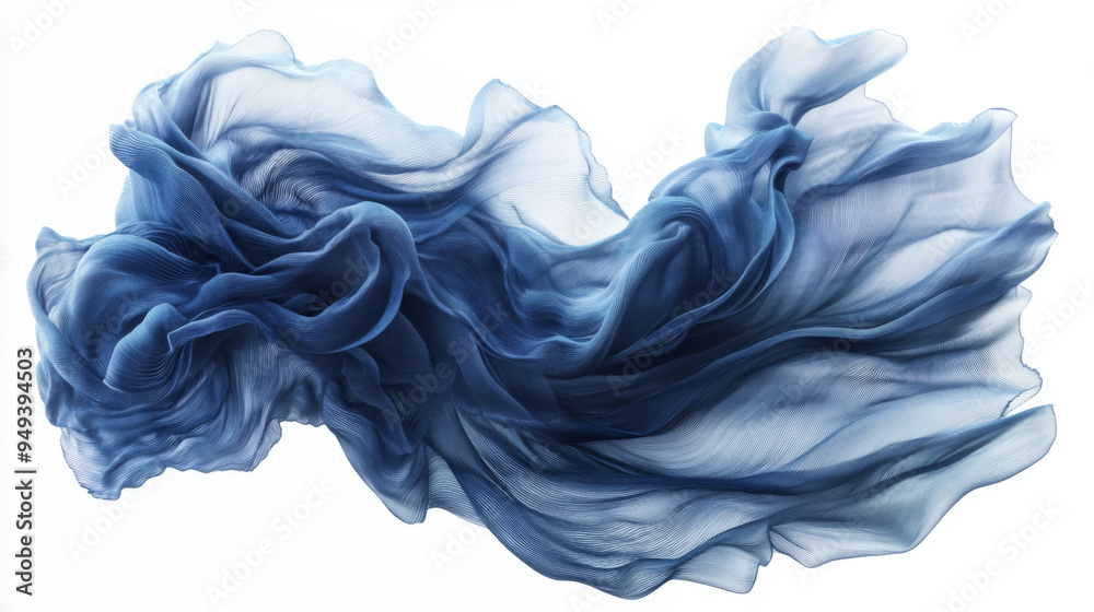 A digital art piece depicting flowing ruffle A digital art piece depicting flowing ruffle