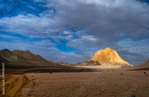 mountains in the desert