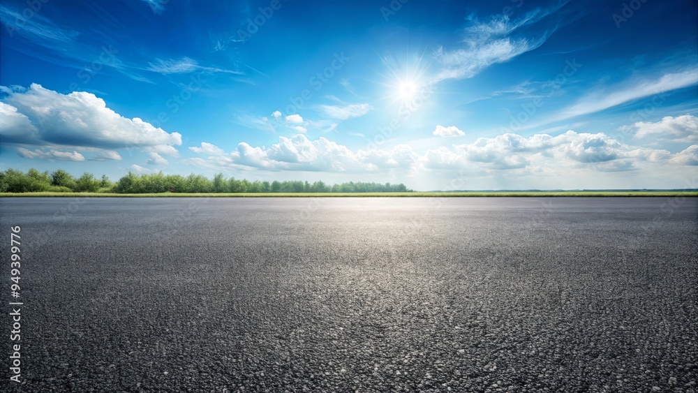 Fototapeta premium Wide asphalt floor texture pattern, asphalt, black, floor, background, texture, pattern, dark, rough, surface, road, street
