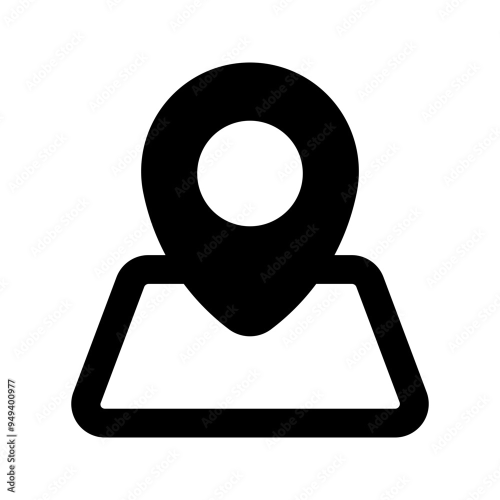 map location glyph icon map location glyph icon